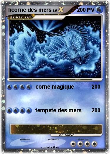 Pokemon licorne des mers