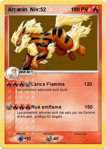 Pokemon Arcanin  Niv:52                 1