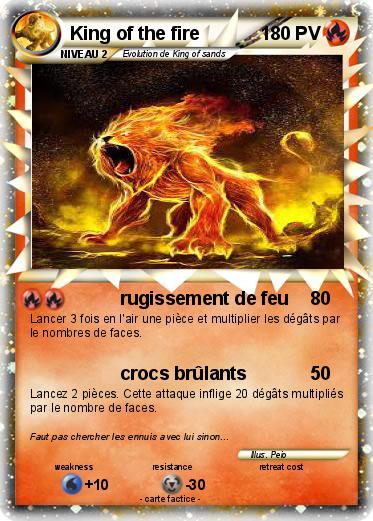 Pokemon King of the fire