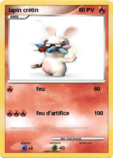 Pokemon lapin crétin