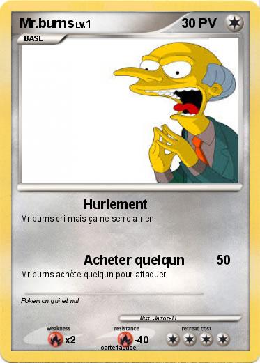 Pokemon Mr.burns