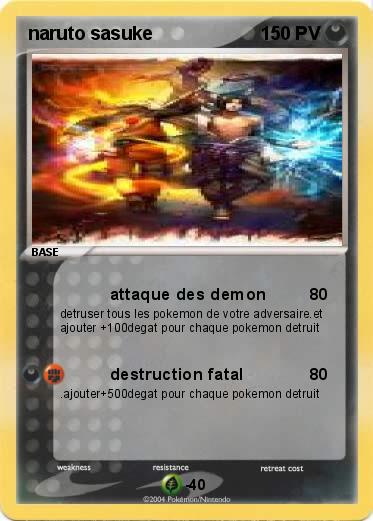 Pokemon naruto sasuke