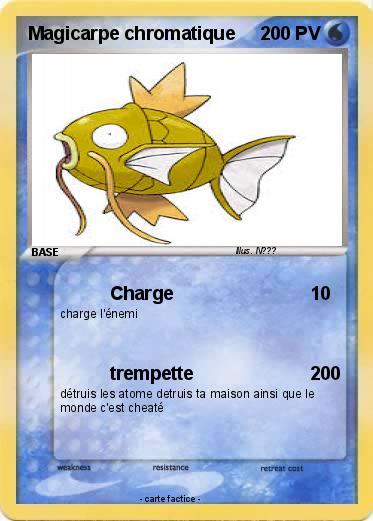 Pokemon Magicarpe chromatique