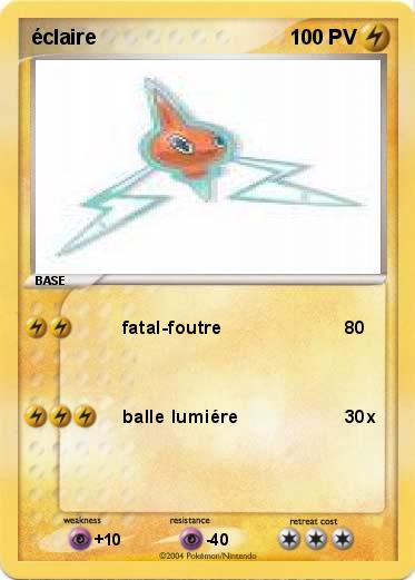 Pokemon éclaire