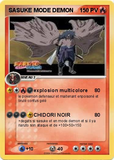 Pokemon SASUKE MODE DEMON 