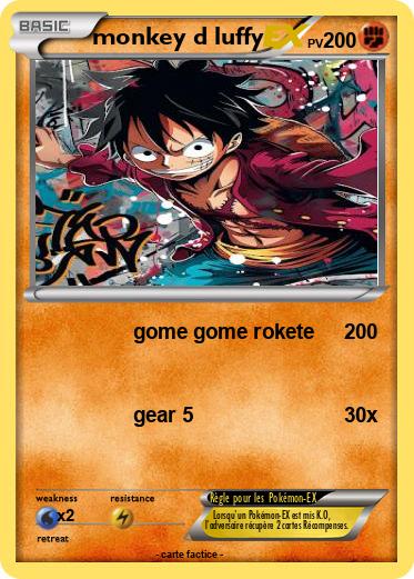 Pokemon monkey d luffy
