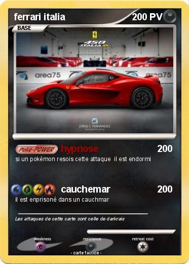Pokemon ferrari italia