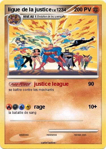 Pokemon ligue de la justice