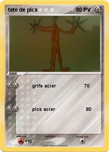 Pokemon tete de pics