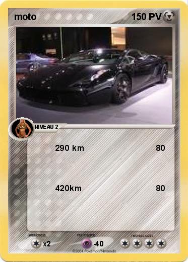 Pokemon moto 
