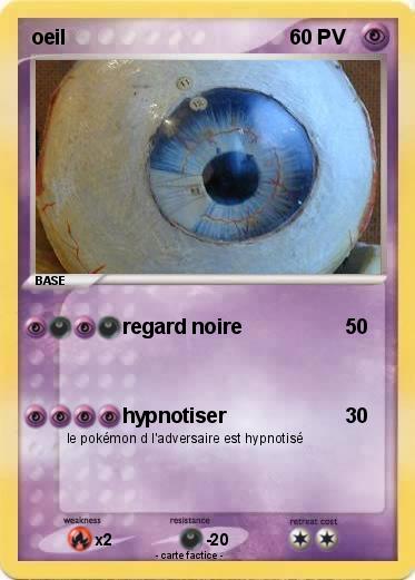 Pokemon oeil