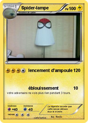 Pokemon Spider-lampe