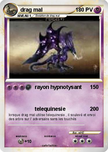 Pokemon drag mal