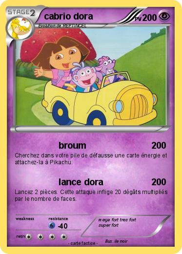 Pokemon cabrio dora