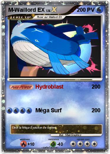Pokemon M-Waillord EX