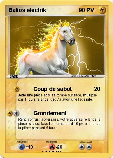 Pokemon Balios electrik