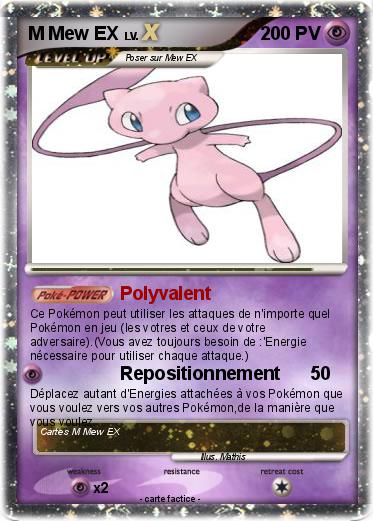 Pokemon M Mew EX