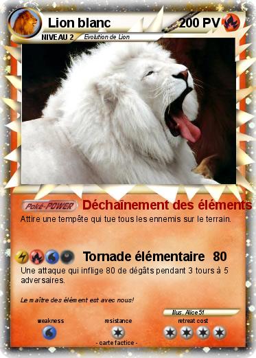 Pokemon Lion blanc