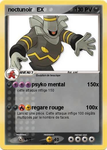 Pokemon noctunoir   EX
