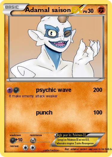 Pokemon Adamal saison