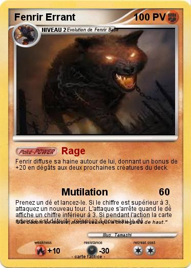 Pokemon Fenrir Errant