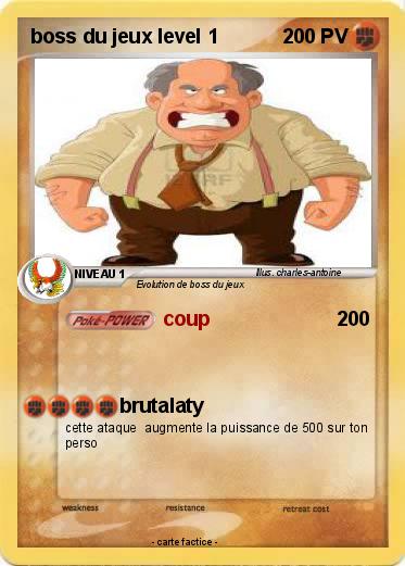 Pokemon boss du jeux level 1