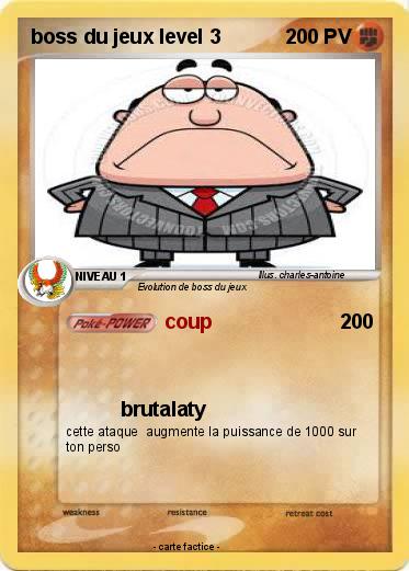 Pokemon boss du jeux level 3