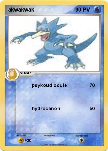 Pokemon akwakwak