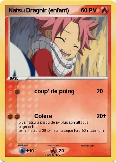 Pokemon Natsu Dragnir (enfant)