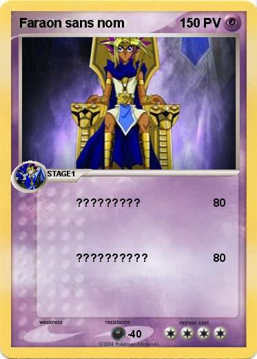 Pokemon Faraon sans nom