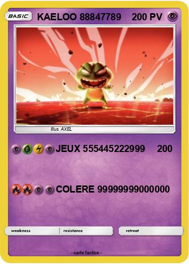 Pokemon KAELOO 88847789