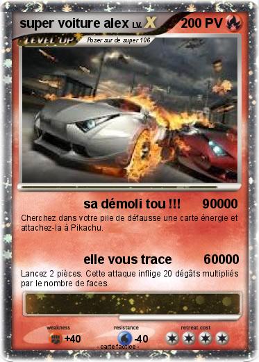 Pokemon super voiture alex