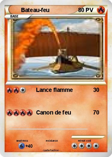 Pokemon Bateau-feu