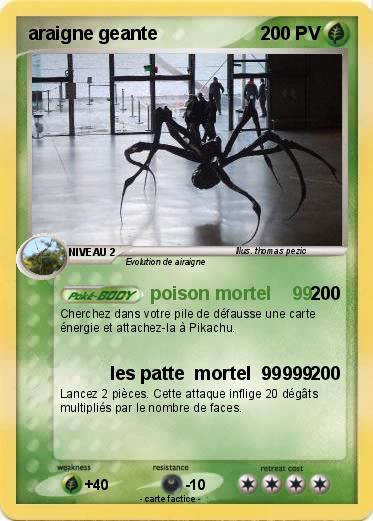 Pokemon araigne geante