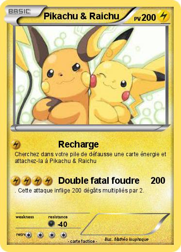 Pokemon Pikachu & Raichu