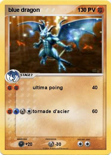 Pokemon blue dragon