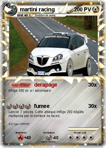 Pokemon martini racing