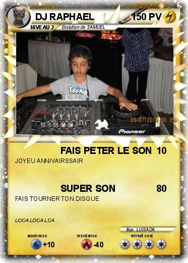 Pokemon DJ RAPHAEL