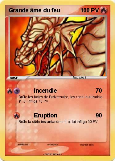 Pokemon Grande âme du feu