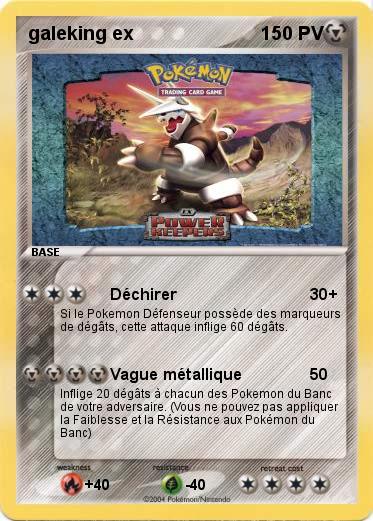 Pokemon galeking ex