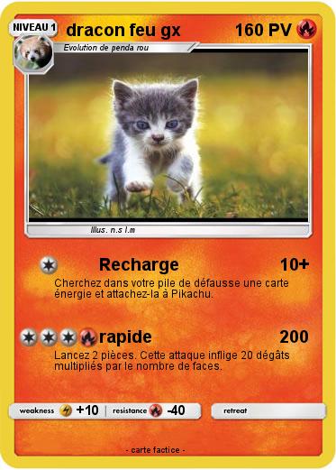 Pokemon dracon feu gx