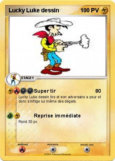 Pokemon Lucky Luke dessin