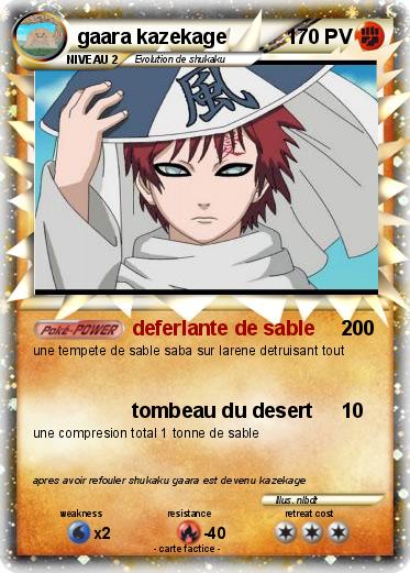 Pokemon gaara kazekage