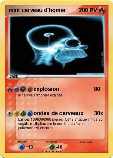 Pokemon mini cerveau d'homer