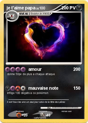 Pokemon je t'aime papa