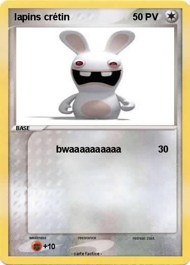 Pokemon lapins crétin