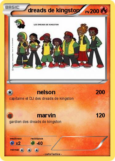 Pokemon dreads de kingston