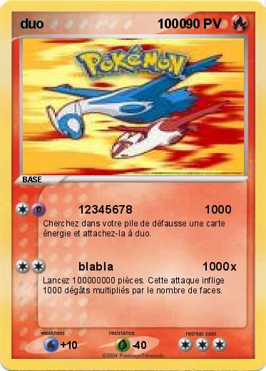 Pokemon duo                               1000