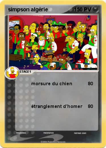 Pokemon simpson algérie