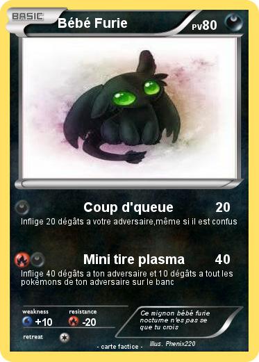 Pokemon Bébé Furie